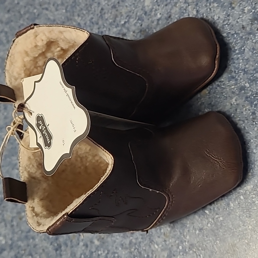 NWT  Mud Pie Infant Cowboy Boots